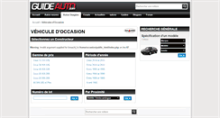 Desktop Screenshot of occasion.guideauto.com
